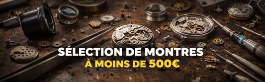Sélection de montre à 500€ The Watch Sphere
