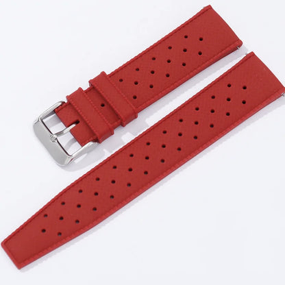 CLASSIC TROPICAL STYLE FKM Watch Strap for Oris Seiko Citizen Tropic Watchbands WristBand Bracelets Replaement 18mm 20mm 22mm The Watch Sphere